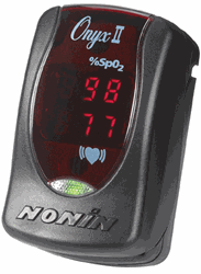 NONIN ONYX 2 II 9550 FINGER PULSE OXIMETER FREE SHIPPING